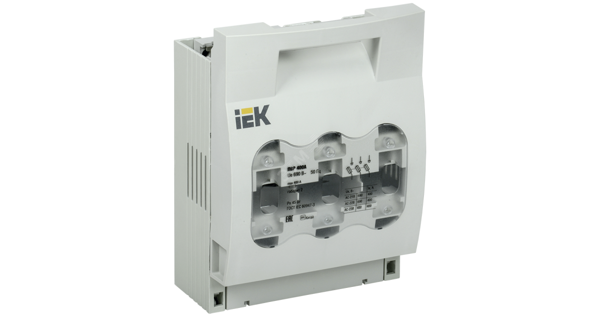 Купить Предохранитель-выключатель-разъединитель 400А SRP-30-3-400 IEK оптом в Москве