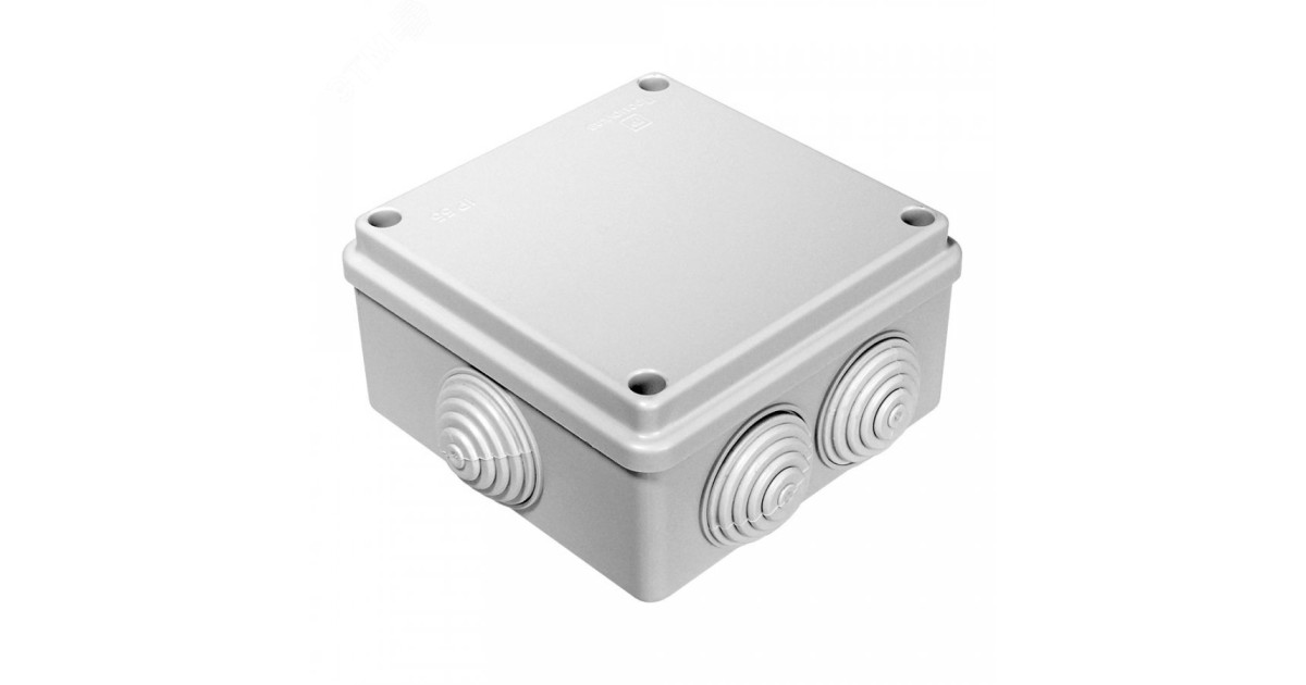 Купить Коробка распределительная ОП безгалогенная (HF) 100х100х50 40-0300 Промрукав оптом в Москве