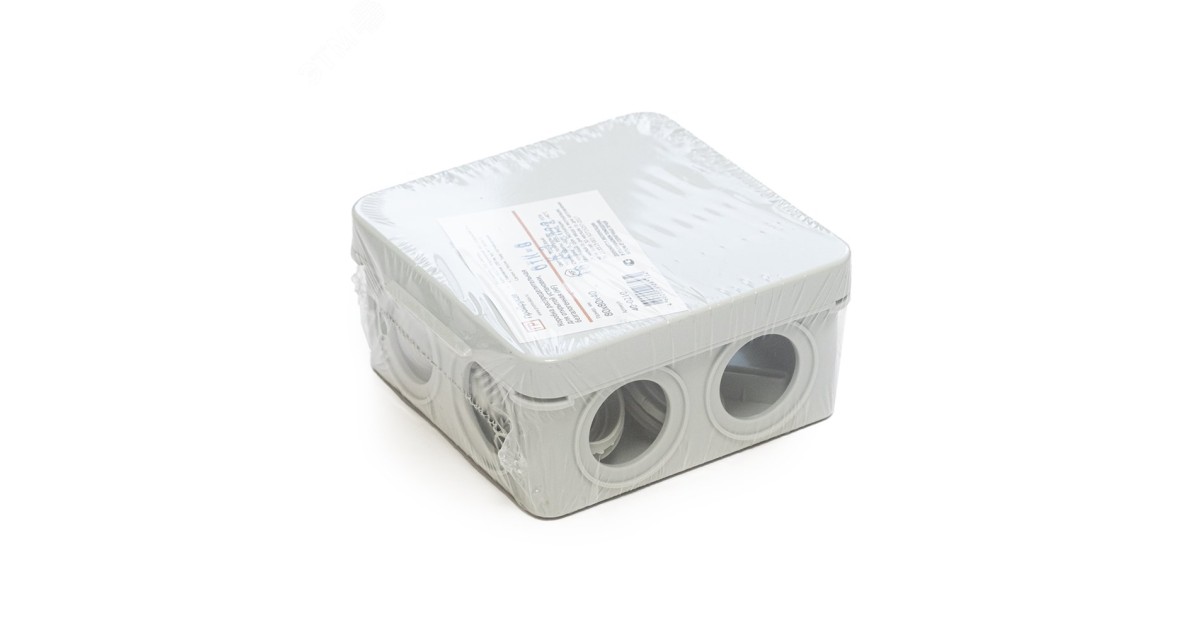 Купить Коробка распределительная ОП безгалогенная (HF) 80х80х40 40-0210 Промрукав оптом в Москве