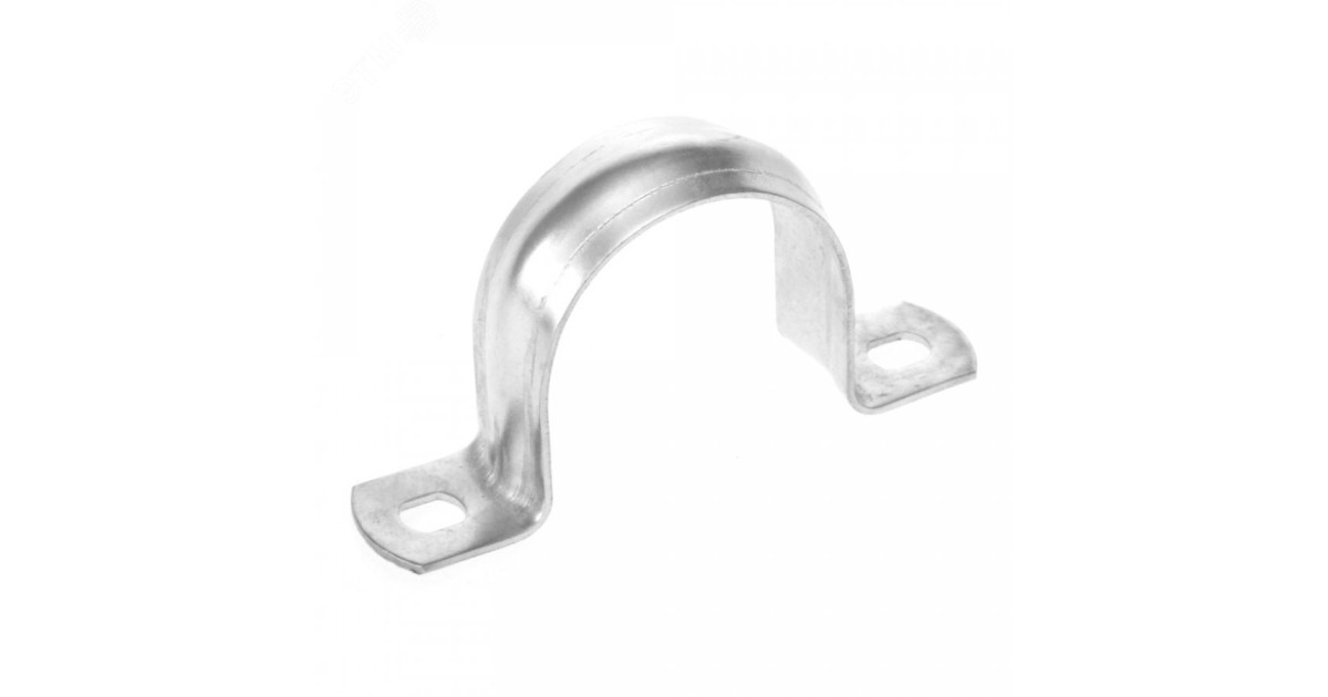 Купить Скоба крепежная двухлапковая СМД d48-50мм метал. (уп.50шт) PR08.2552 Промрукав оптом в Москве