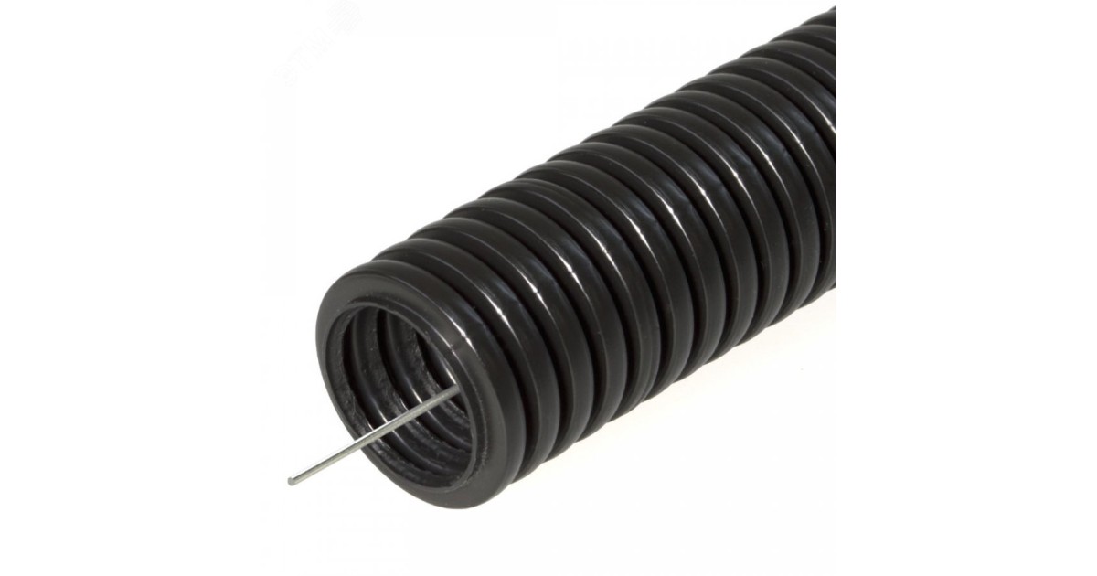 Купить Труба гофрированная ПНД Строительная безгалогенная (HF) с/з д32 (25м) PR.023251 Промрукав оптом в Москве