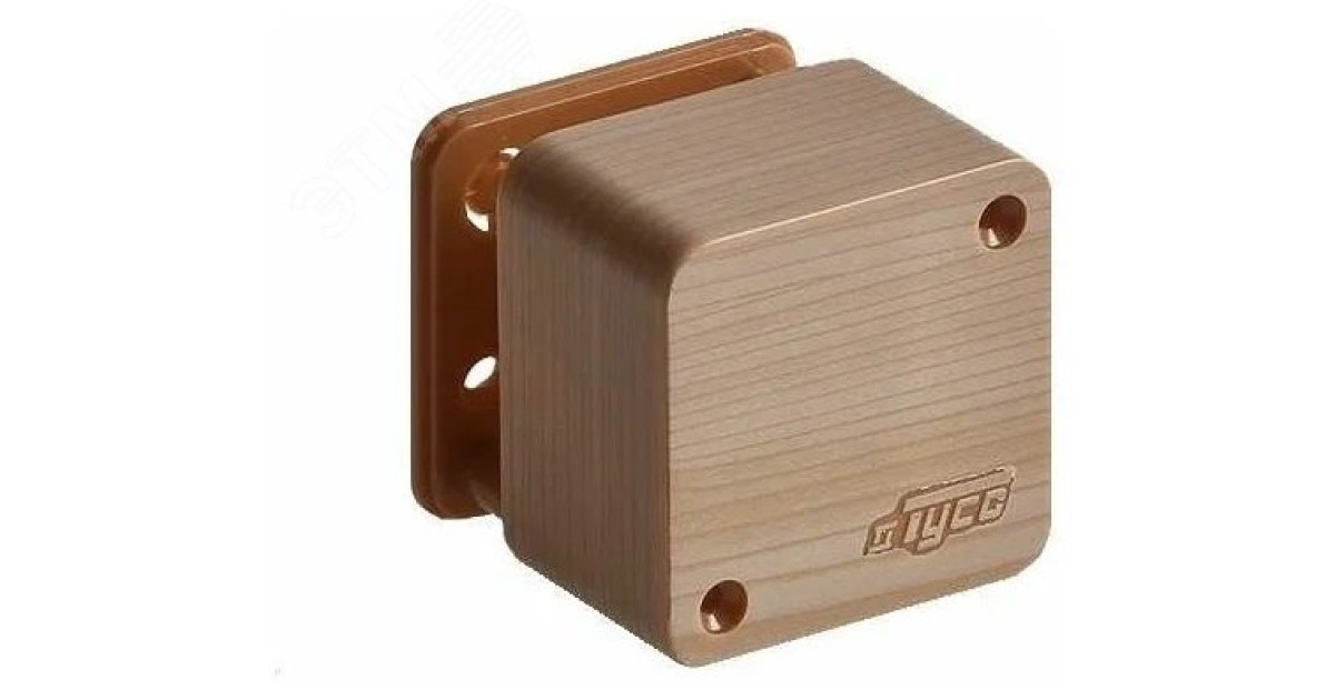 Купить Коробка распределительная ОП 55х55х32мм IP40 сосна (светл. основа) 65002-27М Ruvinil оптом в Москве