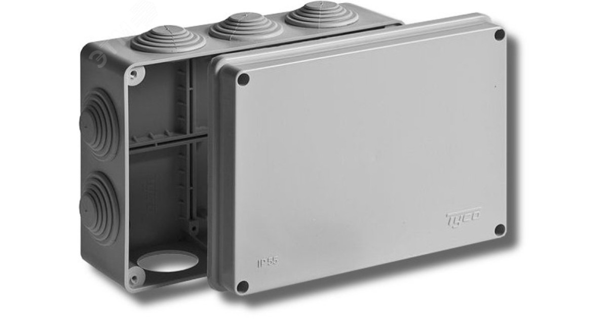 Купить Коробка распределительная ОП 240х195х90мм IP55 67065 Ruvinil оптом в Москве