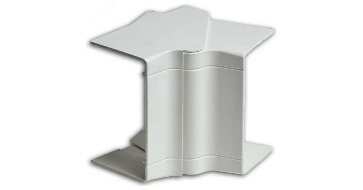 Купить Угол для кабель-канала РКК внутренний 100х60/40 разводной бел. УВН-100х60 Ruvinil оптом в Москве