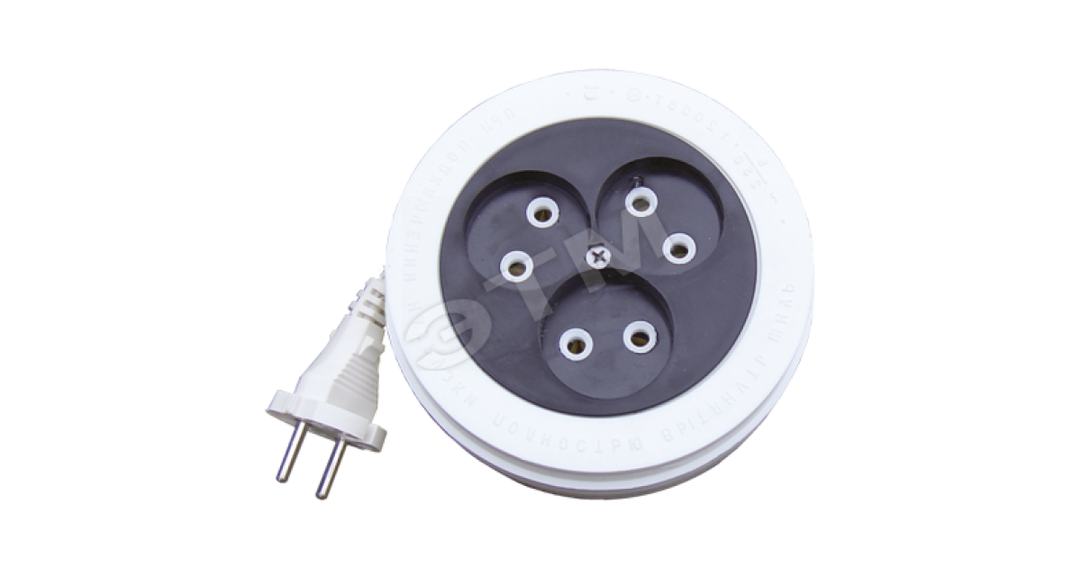 Купить Удлинитель бытовой 3х5м рулетка ШВВП 2х0.75 6А У6-004 9634578 УНИВЕРСАЛ оптом в Москве