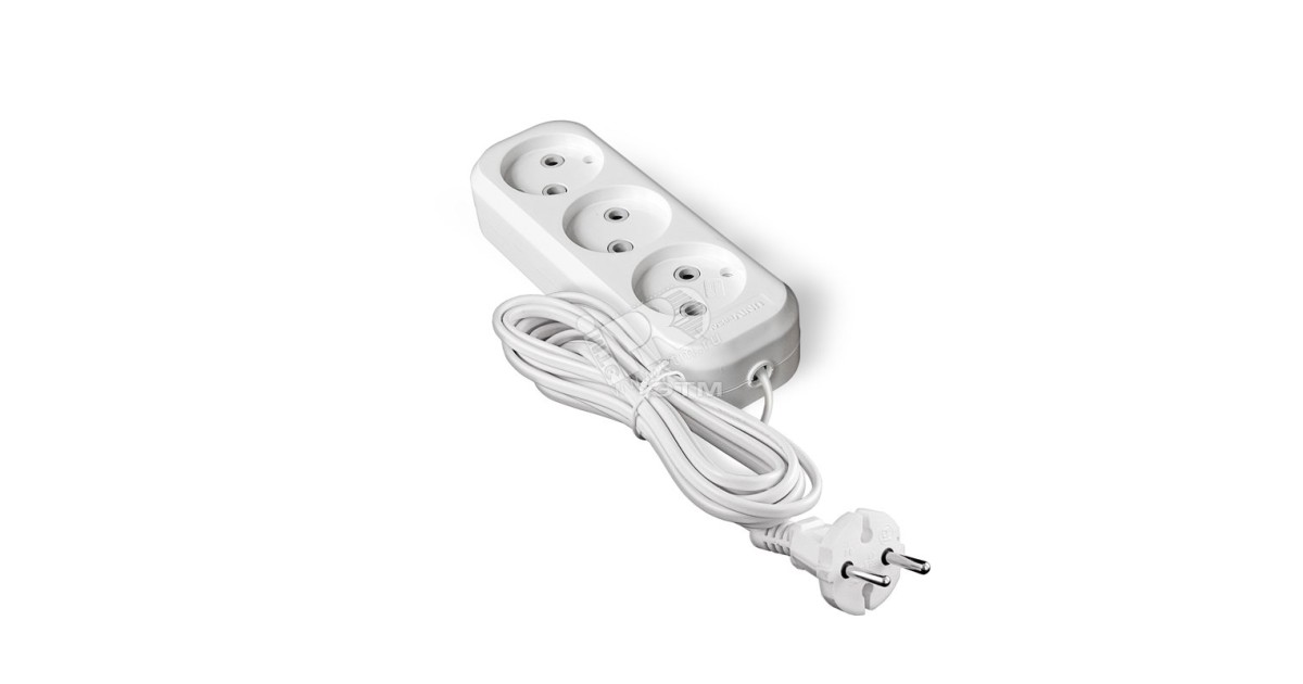 Купить Удлинитель У6-639 ШВВП 2х0.75 3гнезда 3м 9631933 УНИВЕРСАЛ оптом в Москве