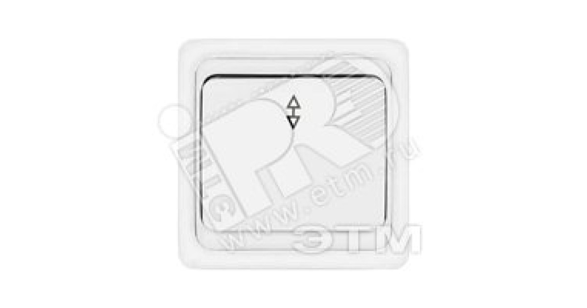 Купить Выключатель проходной одноклавишный скрытый Валери 10А белый В0025 УНИВЕРСАЛ оптом в Москве