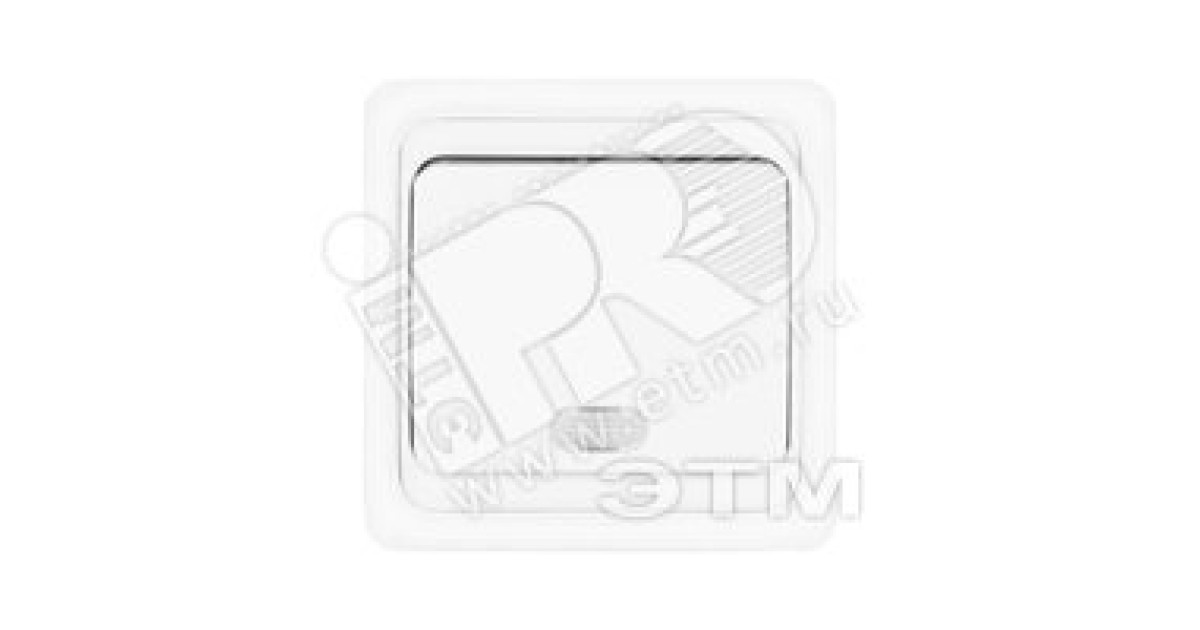 Купить Валери Выключатель одноклавишный с подсветкой белый скрытый В0121 УНИВЕРСАЛ оптом в Москве