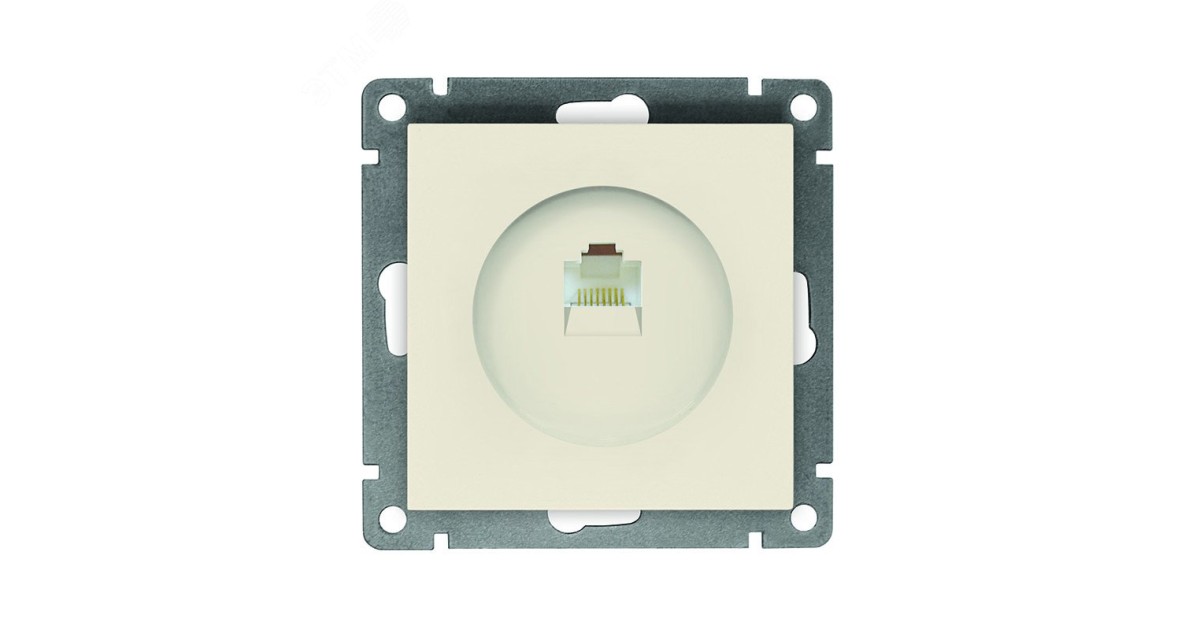 Купить Розетка компьютерная одноместная UNIVersal серия Афина, с/у, 1А, RJ45, белая (еврослот), механизм A0051-I УНИВЕРСАЛ оптом в Москве