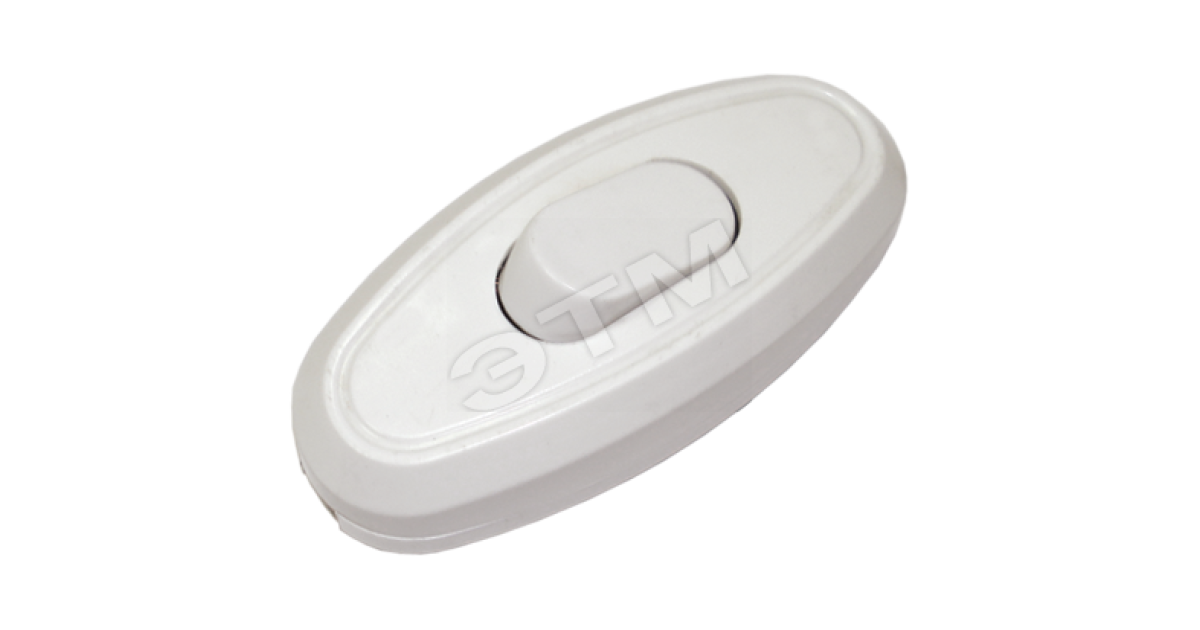 Купить Выключатель проходной на шнур для бра 6А белый А106 УНИВЕРСАЛ оптом в Москве