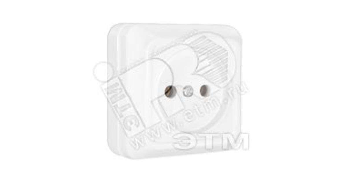 Купить Олимп Розетка без заземления белая наружная О0022 УНИВЕРСАЛ оптом в Москве
