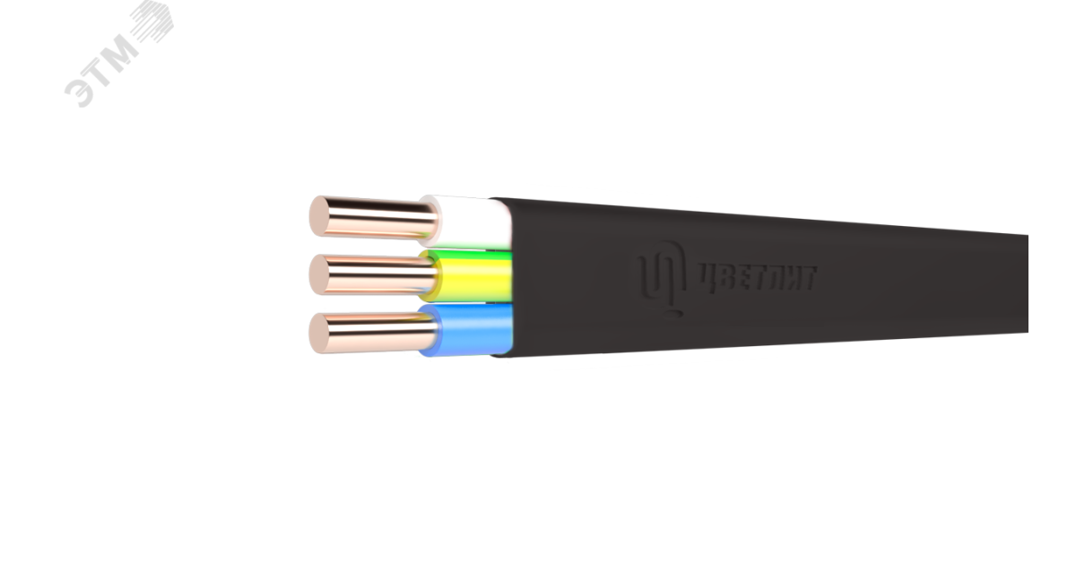 Купить Кабель ППГ-Пнг(А)-HF 3х2.5 ОК (N PE) 0.66кВ (уп.100м) 00-00146540 Цветлит оптом в Москве
