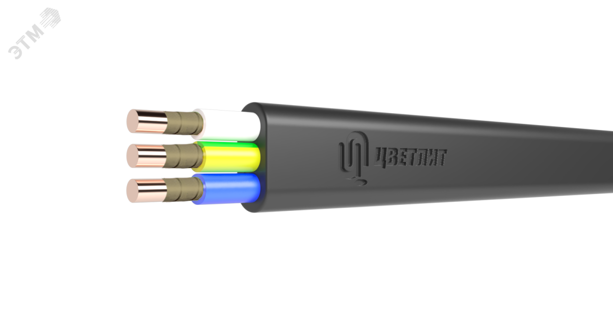 Купить Кабель ППГ-Пнг(А)-FRHF 3х1.5 ОК (N PE) 0.66кВ (м) 00-00140365 Цветлит оптом в Москве