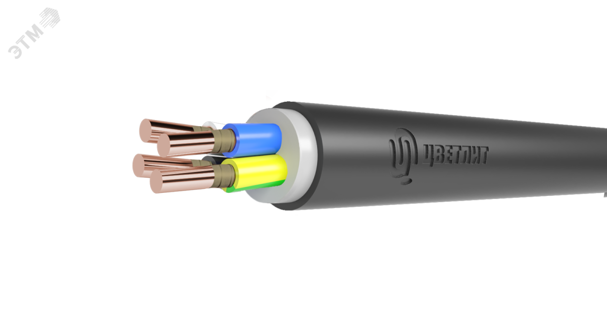 Купить Кабель ВВГнг(А)-FRLS 4х6 ОК (N) 0.66кВ (м) 00-00140703 Цветлит оптом в Москве