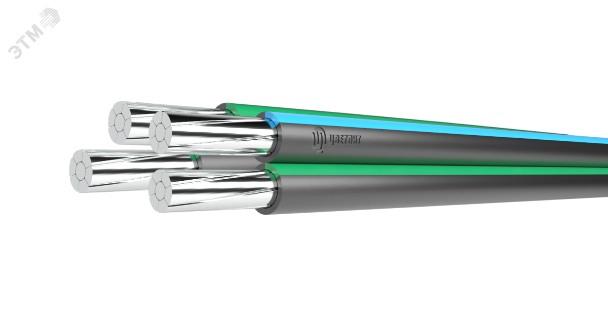 Купить Провод СИП-4 4х35 0.6/1кВ (м) 00-00129212 Цветлит оптом в Москве