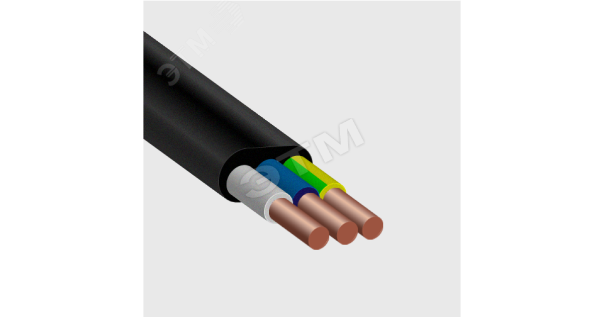 Купить Кабель силовой ППГП-нг(А)-HF 3х2.5ок(N.PE)-0.66   ТРТС 100м 100839 Элкаб оптом в Москве