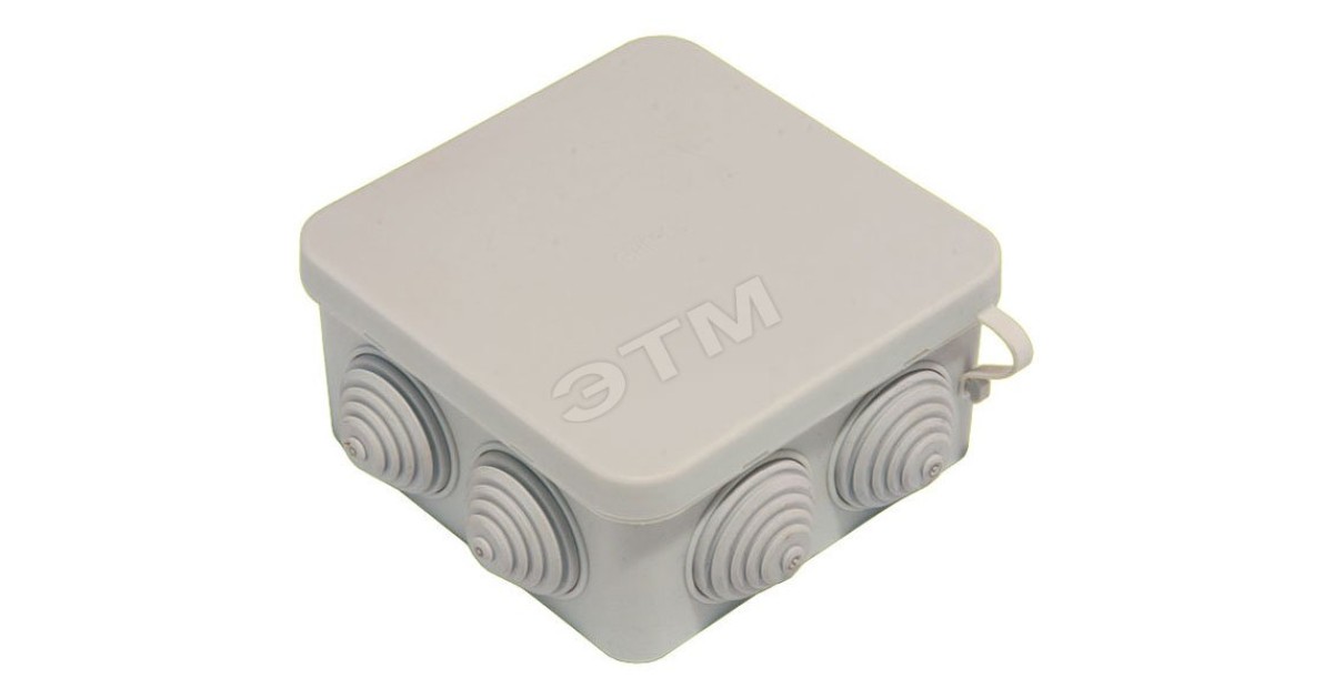 Купить Коробка распределительная ОП 100х100х50мм IP55 КР2604 HEGEL оптом в Москве