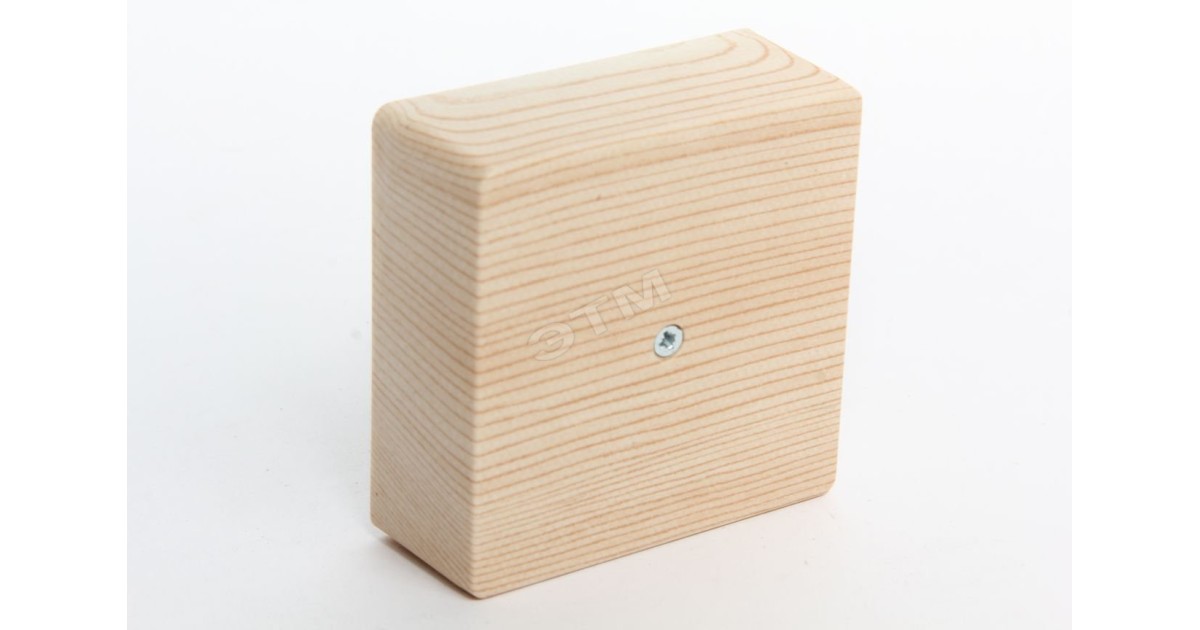 Купить Коробка распределительная ОП 75х75х30мм с клемм. сосна КРК2702 0201-И HEGEL оптом в Москве