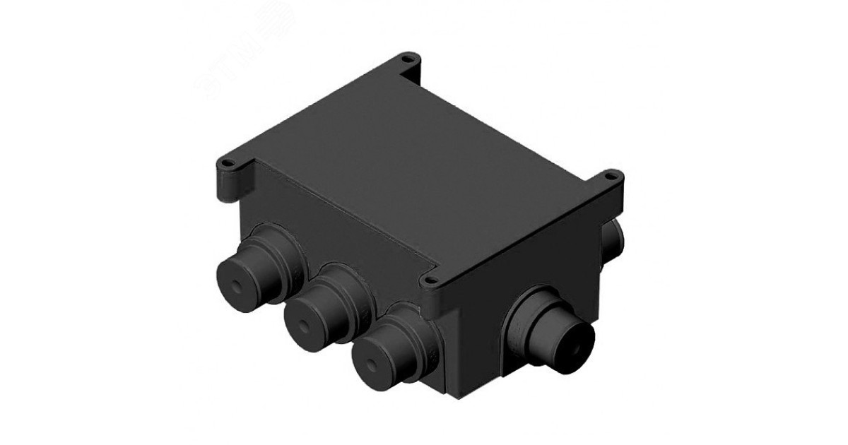 Купить Коробка распаячная д/монолит.стр-ва 120х80х60мм с крышкой 8 выводов IP44 КР1301-И HEGEL оптом в Москве