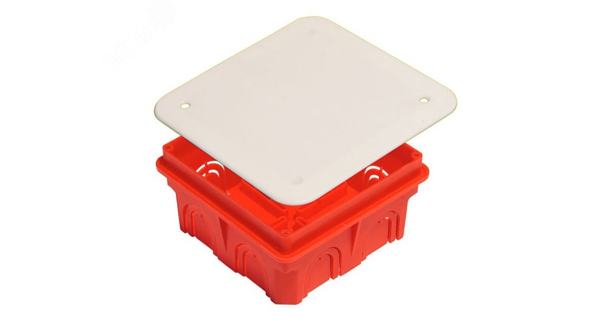 Купить Коробка распаячная СУ 102х102х50мм с крышкой 10 выводов IP20 (инд.уп.) КР1101-И HEGEL оптом в Москве