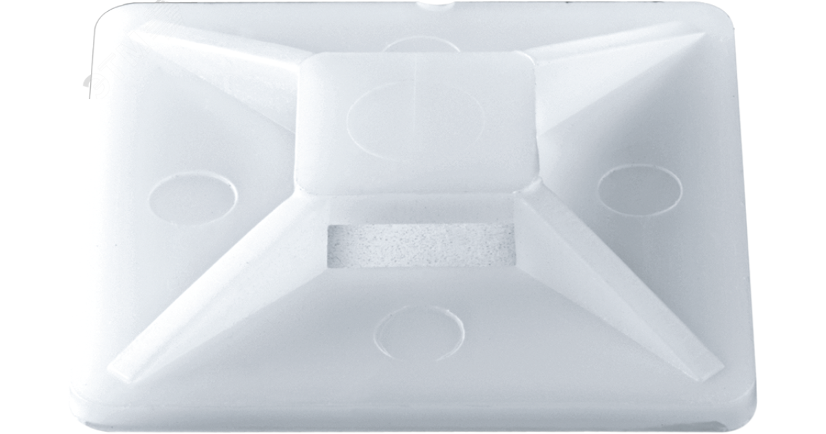 Купить Площадка самоклеящаяся 25х25 белая под хомуты (100шт) 17249 Navigator оптом в Москве