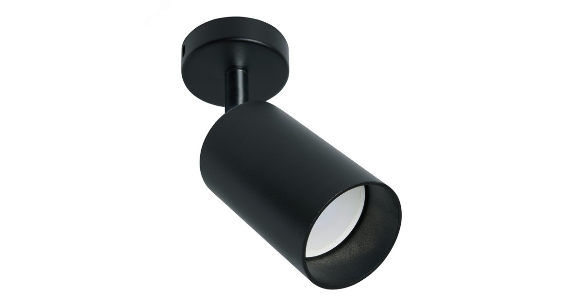 Купить Светильник ДБО GU10 без лампы наклонный черный 41062 Feron оптом в Москве