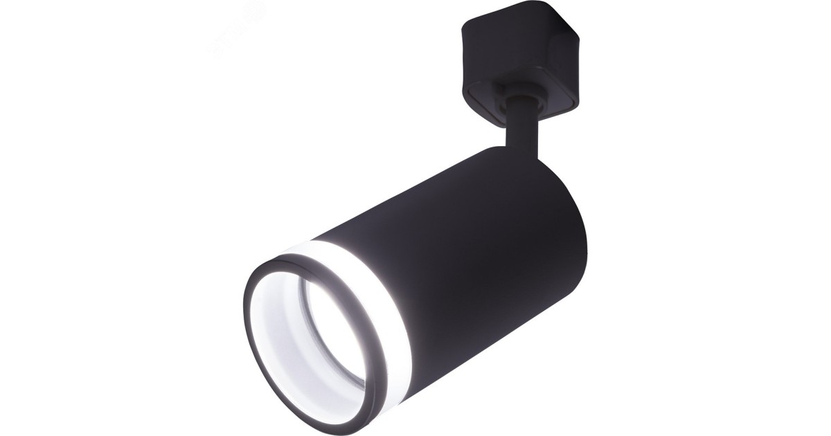 Купить Светильник трековый на шинопровод ДПО GU10 без лампы IP40 черный 41370 Feron оптом в Москве