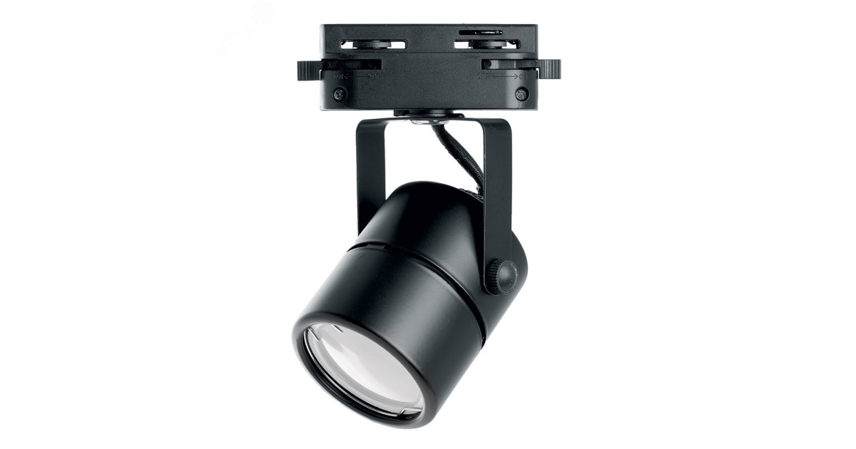 Купить Светильник трековый на шинопровод ДПО GU10 без лампы черный 41592 Feron оптом в Москве