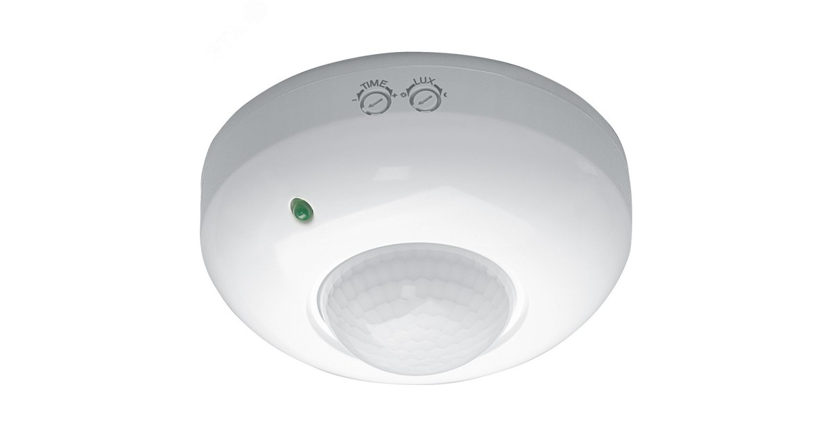 Купить Датчик движения ИК потолочный 1200w 360 гр. 6м IP20 белый 22006 Feron оптом в Москве