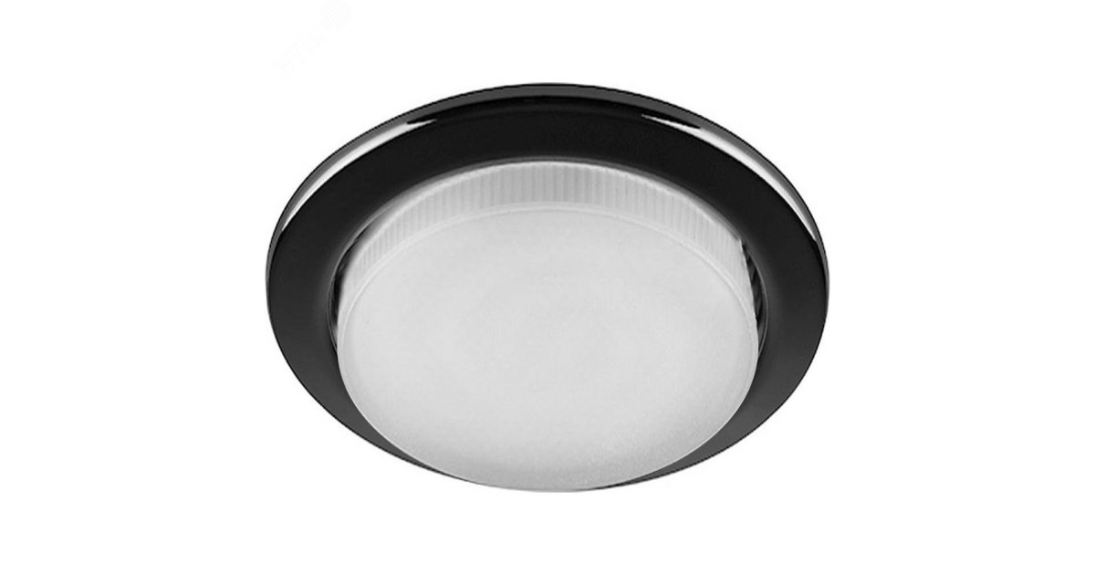 Купить Светильник ДВО-15w GX53 без лампы черный хром 28947 Feron оптом в Москве