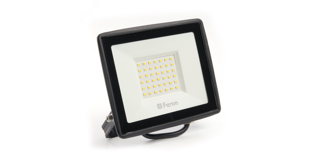 Купить Прожектор светодиодный ДО-50w 6400К 4000Лм IP65 черный 32102 Feron оптом в Москве