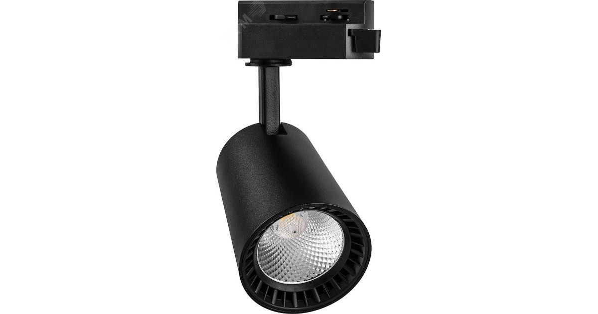 Купить Светильник светодиодный трековый на шинопровод ДПО-12w 2700К 1080Лм черный 32512 Feron оптом в Москве