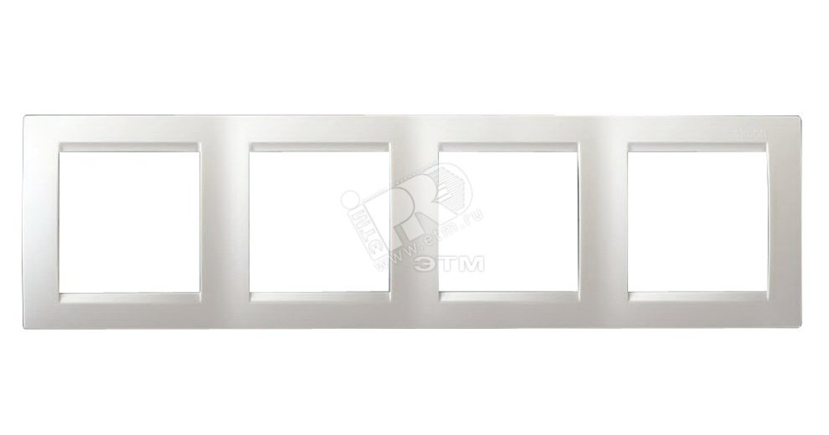 Купить Рамка 4-м 5 бел. 1500640-030 Simon оптом в Москве