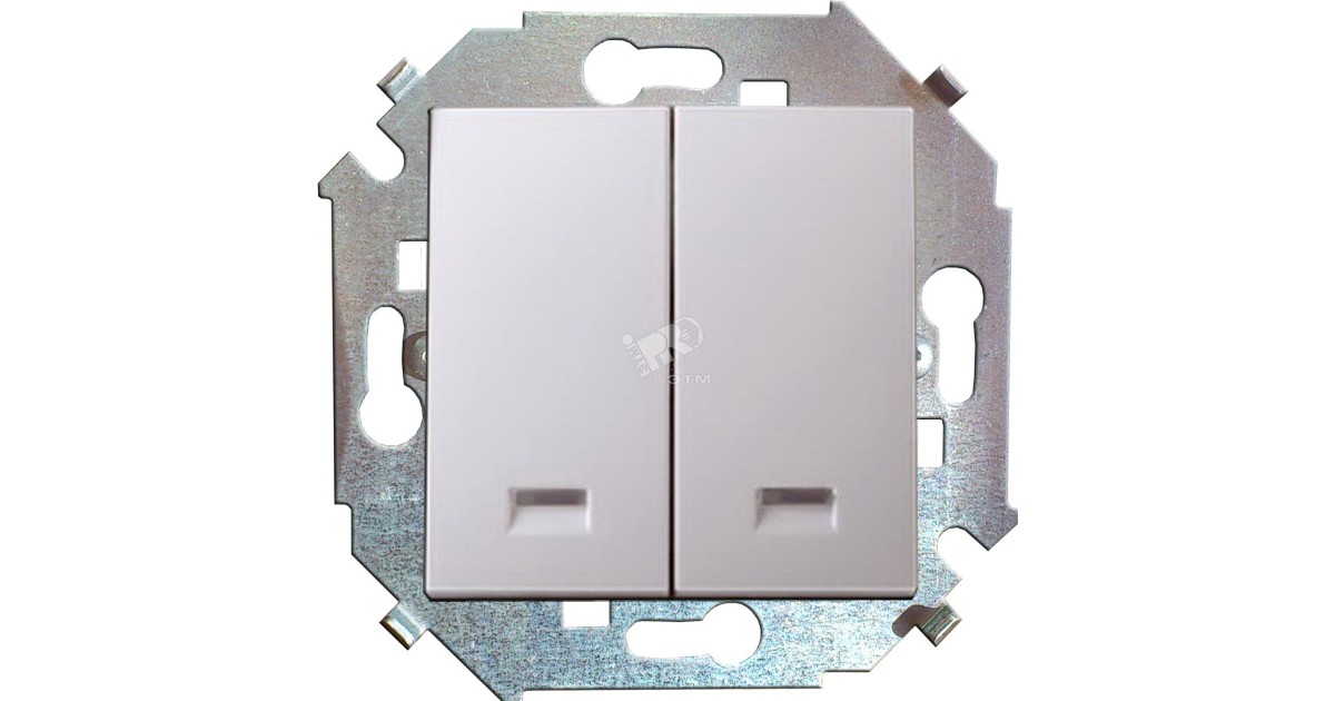 Купить Выключатель 2-кл. СП 15 16А IP20 с подсветкой винтов. зажим механизм бел. 1591392-030 Simon оптом в Москве