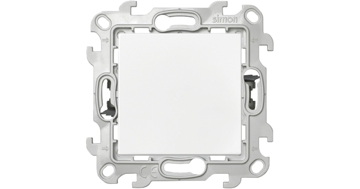 Купить Выключатель 1-кл. 1п 2мод. СП 24 10А IP20 Push&Go механизм бел. 2420101-030 Simon оптом в Москве