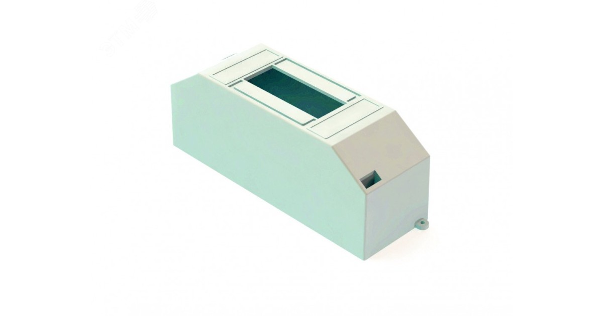 Купить Корпус навесной ЩРН-П-1/2 12.5х4.2х5.8 1-2мод. IP30 пластик. бел. 31030DEK DEKraft оптом в Москве