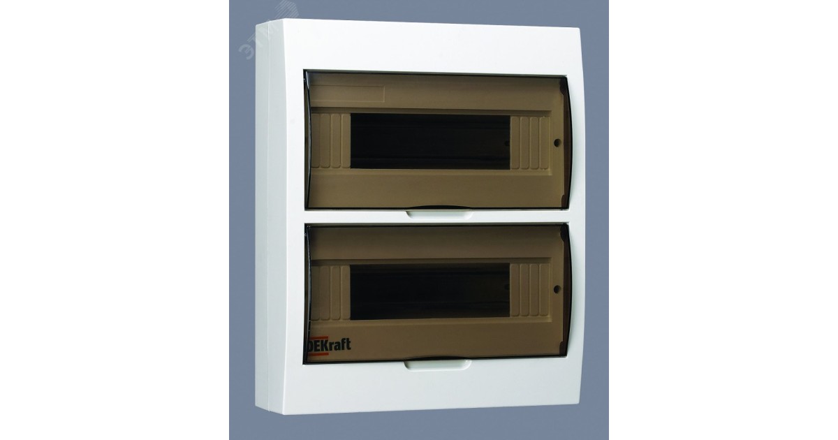 Купить Корпус навесной ЩРН-П-24 24мод. IP41 пластик. 31013DEK DEKraft оптом в Москве