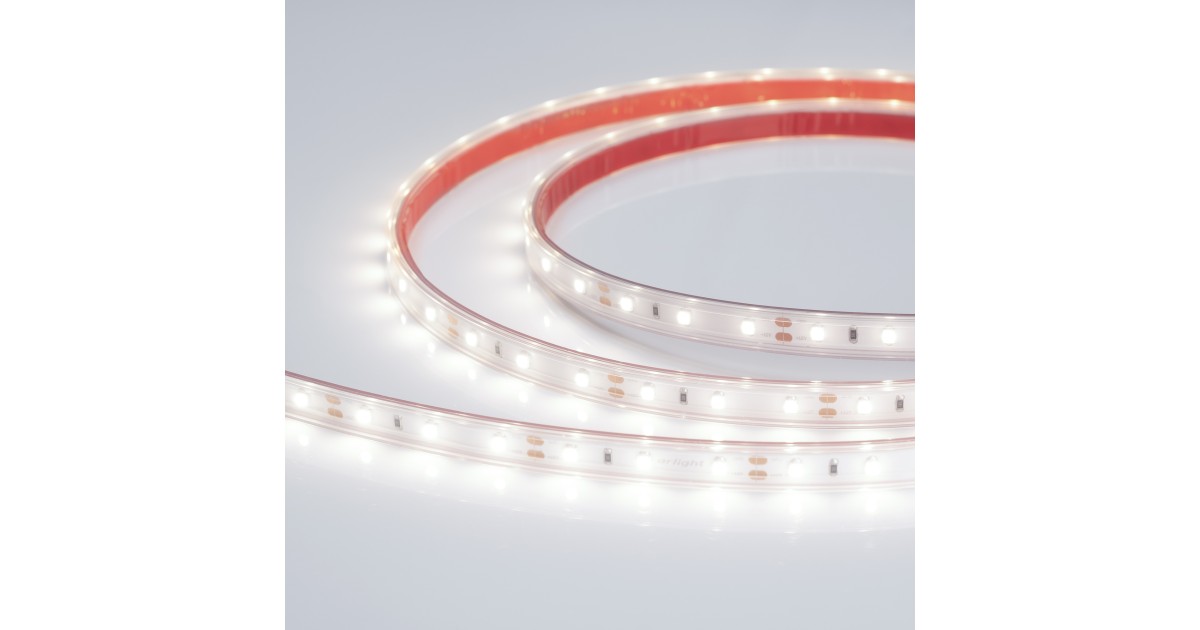 Купить Лента герметичная RTW-PS-A60-10mm 12V White6000 (4.8 W/m, IP67, 2835, 5m) 021099(2) Arlight оптом в Москве