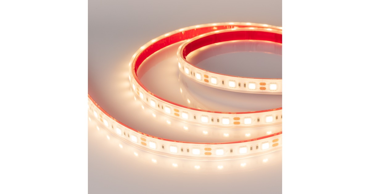 Купить Лента герметичная RTW-PFS-B60-13mm 12V Warm3000 (14.4 W/m, IP68, 5060, 5m) 034033 Arlight оптом в Москве