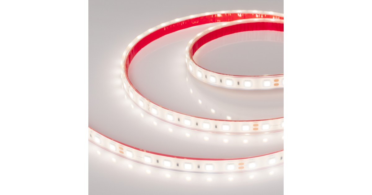 Купить Лента герметичная RTW-PFS-B60-13mm 24V Day5000 (14.4 W/m, IP68, 5060, 5m) 036462 Arlight оптом в Москве