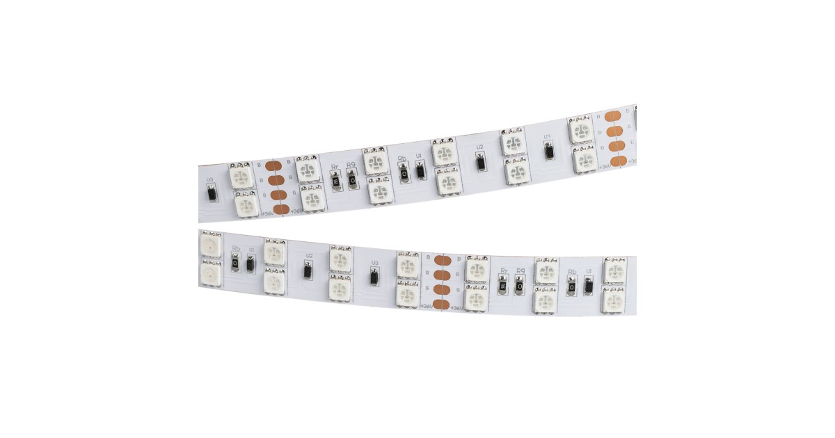 Купить Лента RT 2-5000 36V RGB 2X2 (5060, 600 LED, LUX) 015080 Arlight оптом в Москве