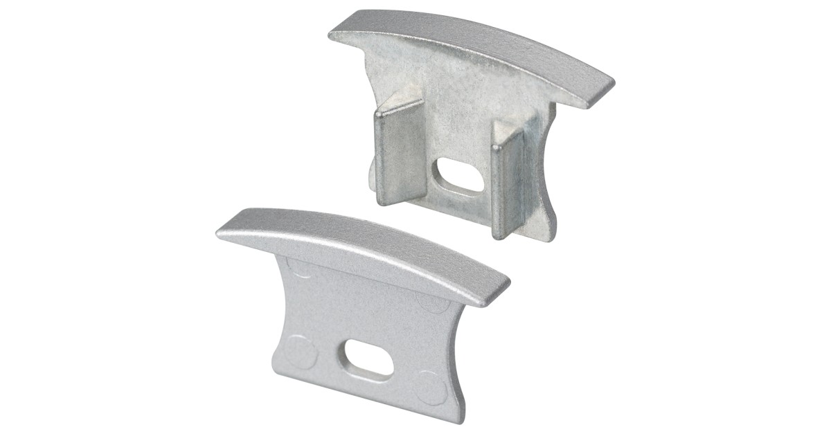 Купить Заглушка ALU-SLIM-H15-F с отверстием 018253 Arlight оптом в Москве