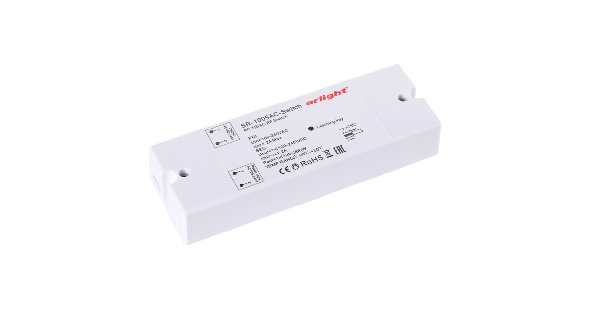 Купить Контроллер-выключатель SR-1009AC-SWITCH (230V, 1.2A) 020935 Arlight оптом в Москве