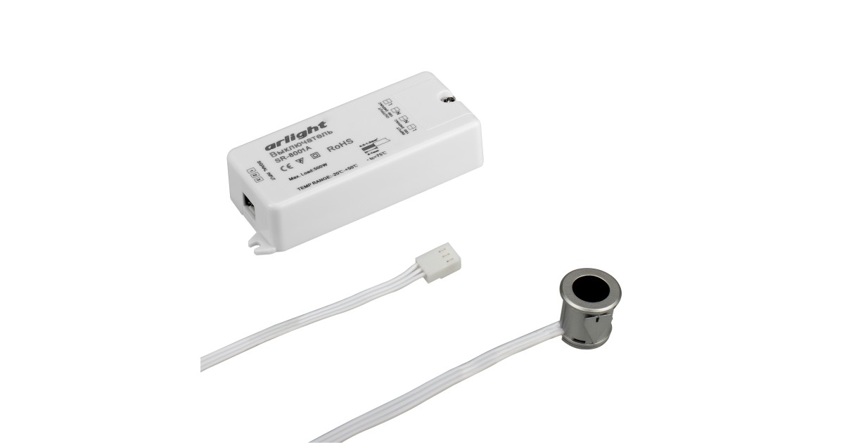 Купить ИК-датчик SR-8001A Silver (220V, 500W, IR-Sensor) 020206 Arlight оптом в Москве