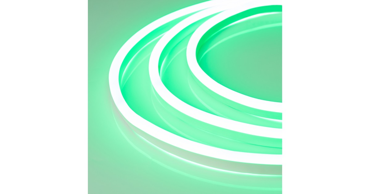 Купить Гибкий неон ARL-NEON-1608GH-SIDE 24V Green 030878 Arlight оптом в Москве