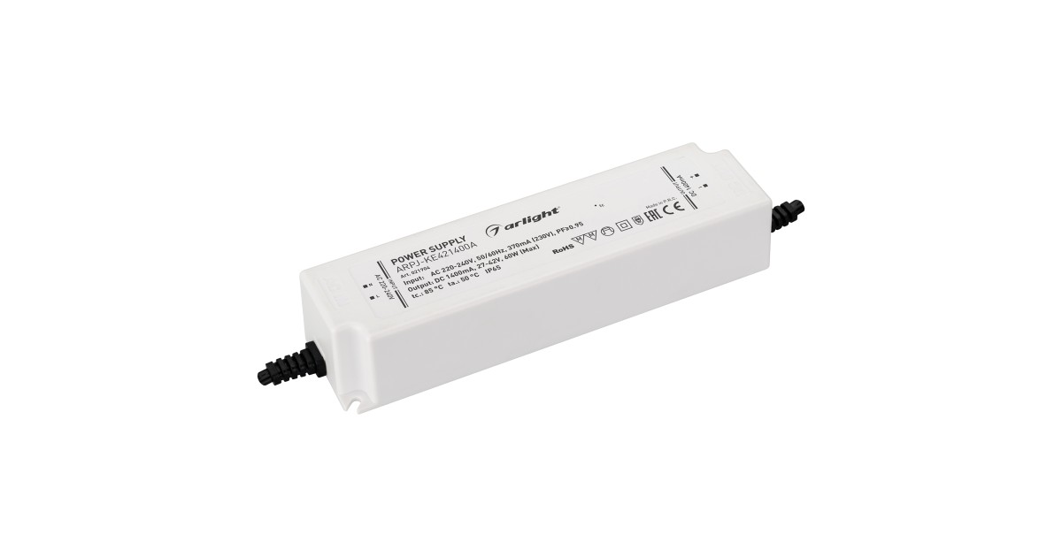 Купить Блок питания ARPJ-KE421400A (60W, 1400mA, PFC) 021904 Arlight оптом в Москве