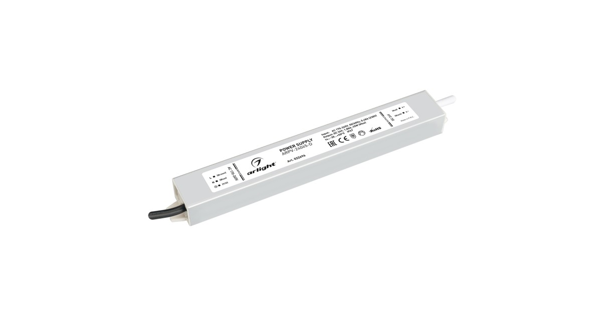 Купить Блок питания ARPV-24045-D (24V, 1.9A, 45W) 022696 Arlight оптом в Москве