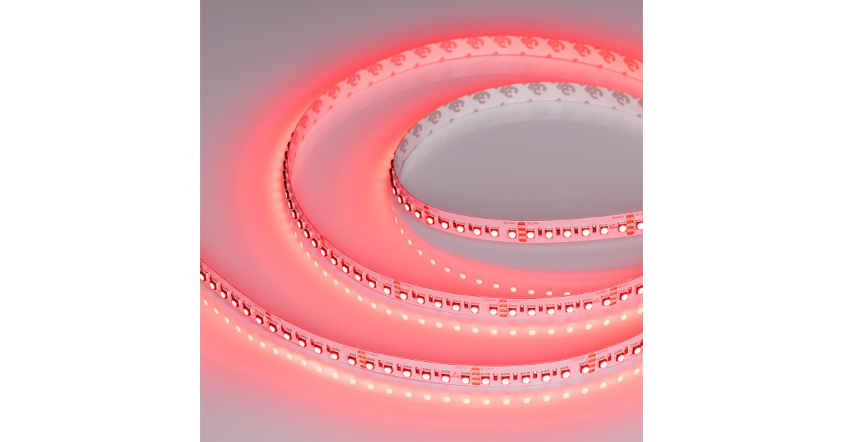 Купить Лента MINI-F120-12mm 24V RGB (22.4 W/m, IP20, 3535, 5m) 022719(2) Arlight оптом в Москве
