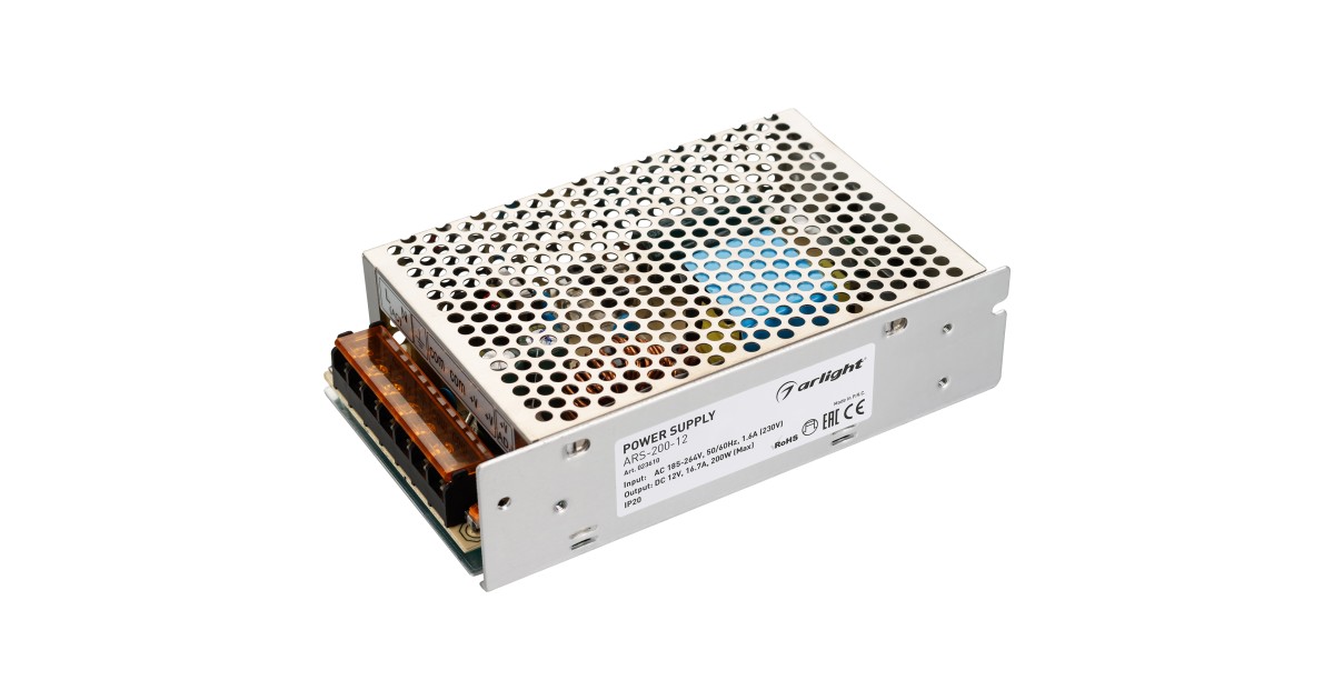 Купить Блок питания ARS-200-12 (12V, 16.7A, 200W) 023610 Arlight оптом в Москве