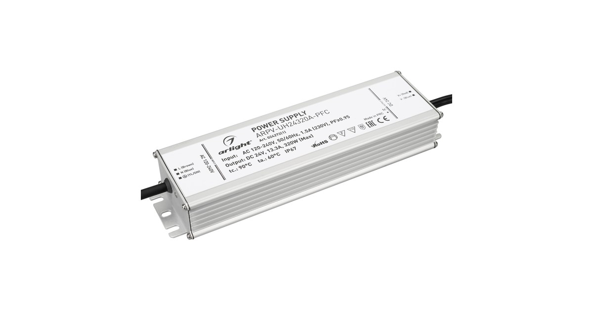 Купить Блок питания ARPV-UH24320A-PFC (24V, 13.3A, 320W) 024272(1) Arlight оптом в Москве